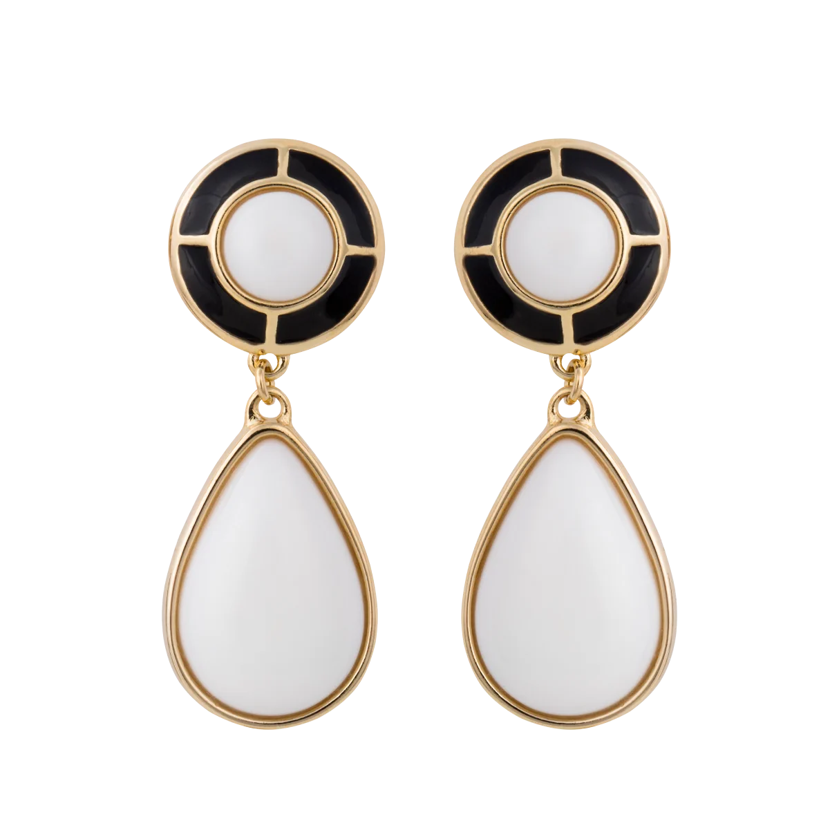 گوشواره تیره طلایی