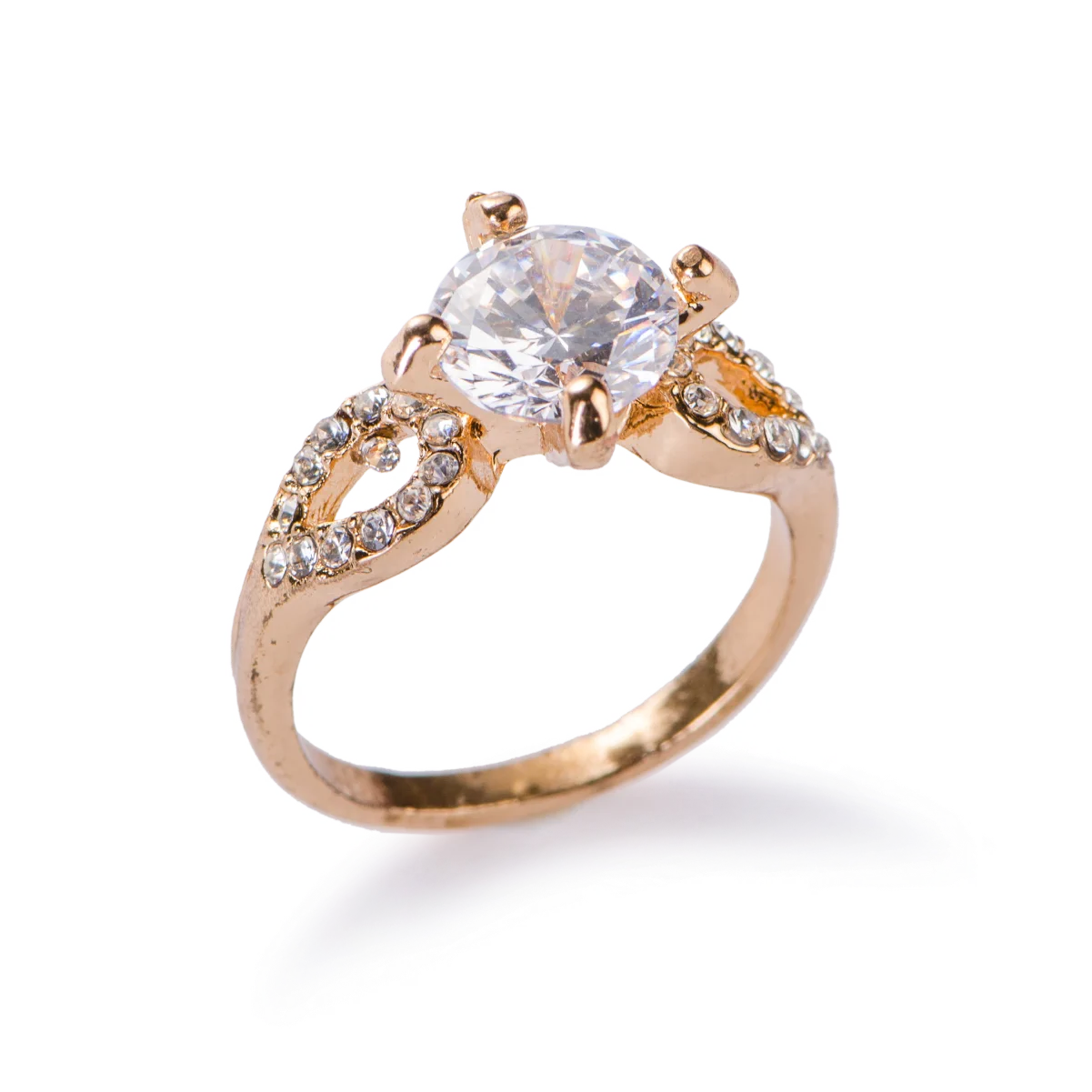 حلقه ازدواج نگین الماس